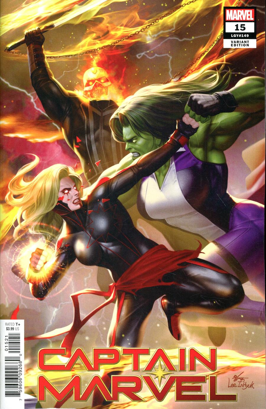 Captain Marvel Vol 9 #15 Cover D Variant Inhyuk Lee Connecting Cover