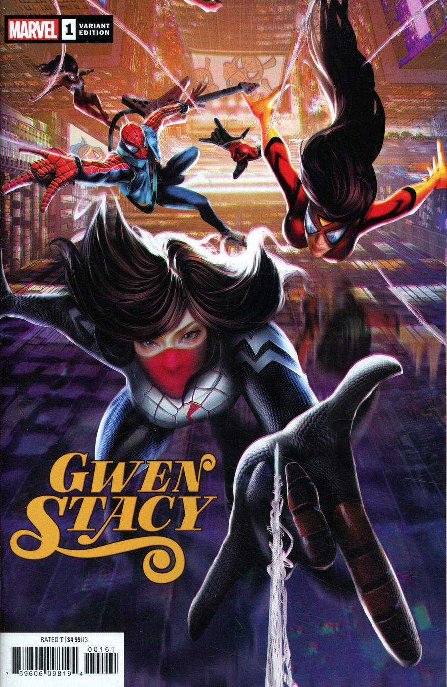 Gwen Stacy #1 Cover C Variant Jie Yuan Chinese New Year Connecting Cover