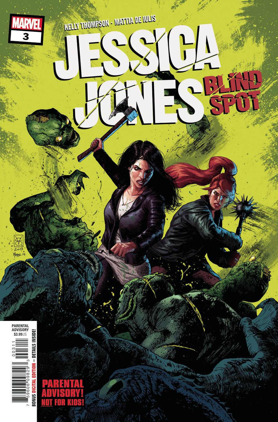 Jessica Jones Blind Spot #3 Cover A Regular Valerio Giangiordano Cover