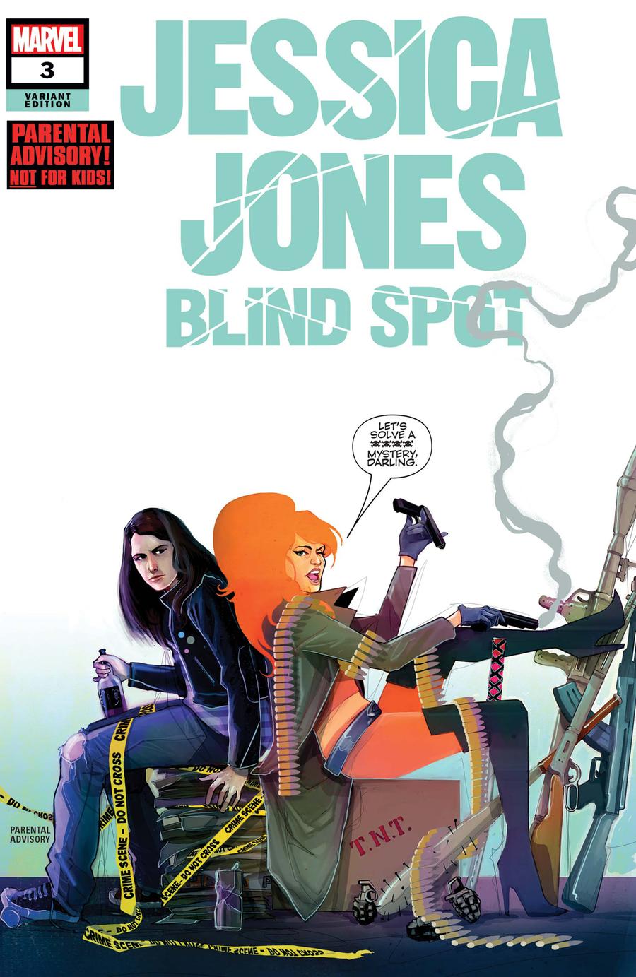 Jessica Jones Blind Spot #3 Cover B Variant Martin Simmonds Cover