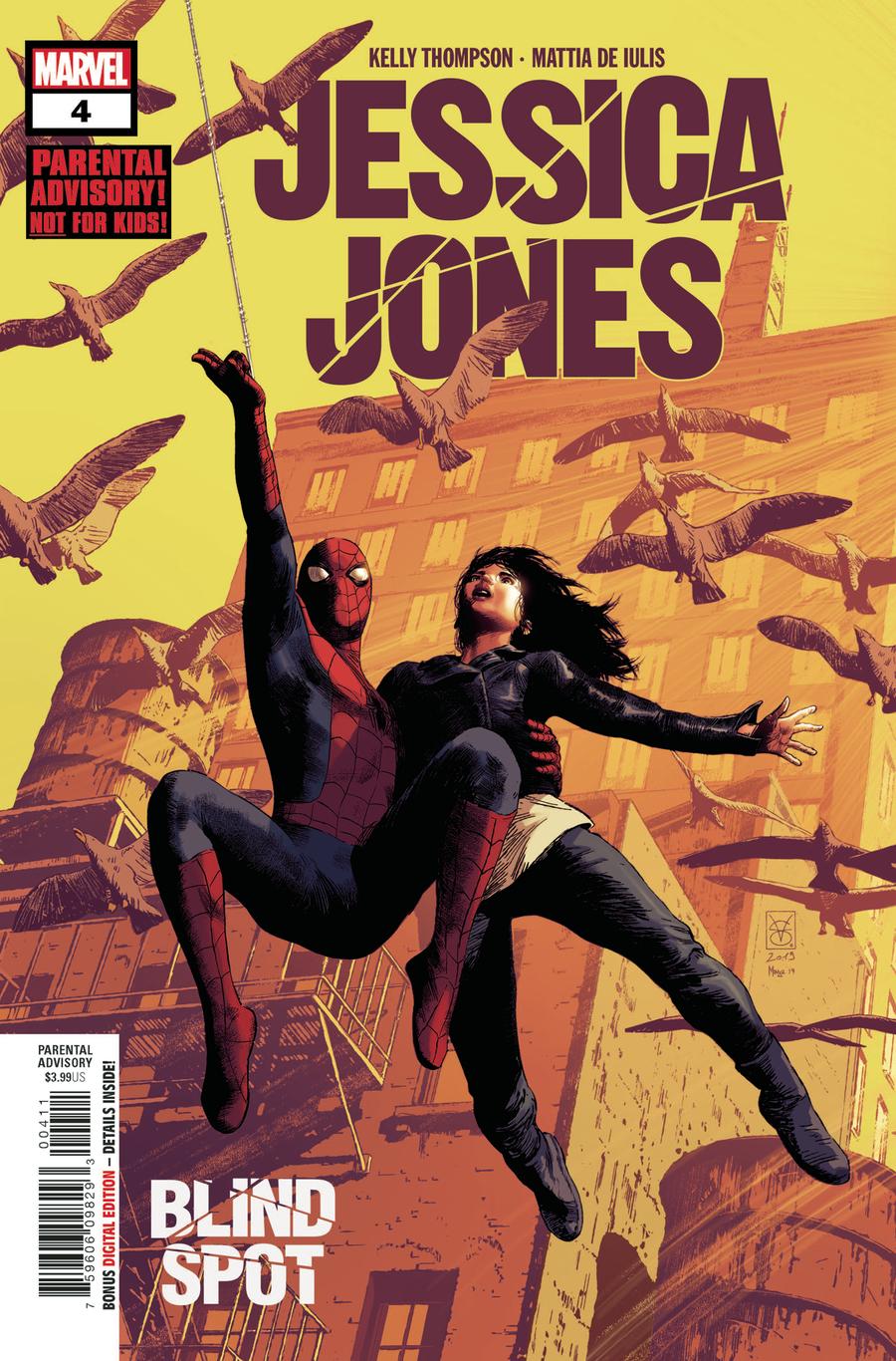 Jessica Jones Blind Spot #4 Cover A Regular Valerio Giangiordano Cover