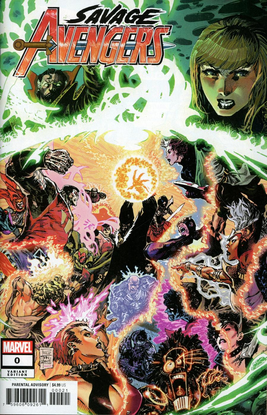 Savage Avengers #0 Cover B Variant Philip Tan Cover