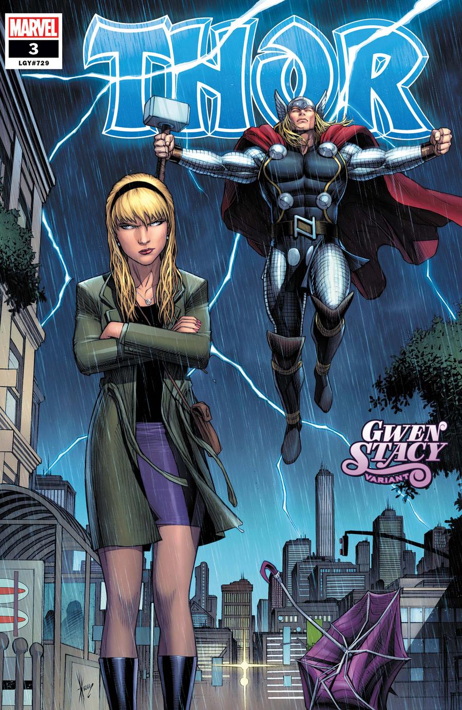 Thor Vol 6 #3 Cover B Variant Dale Keown Gwen Stacy Cover