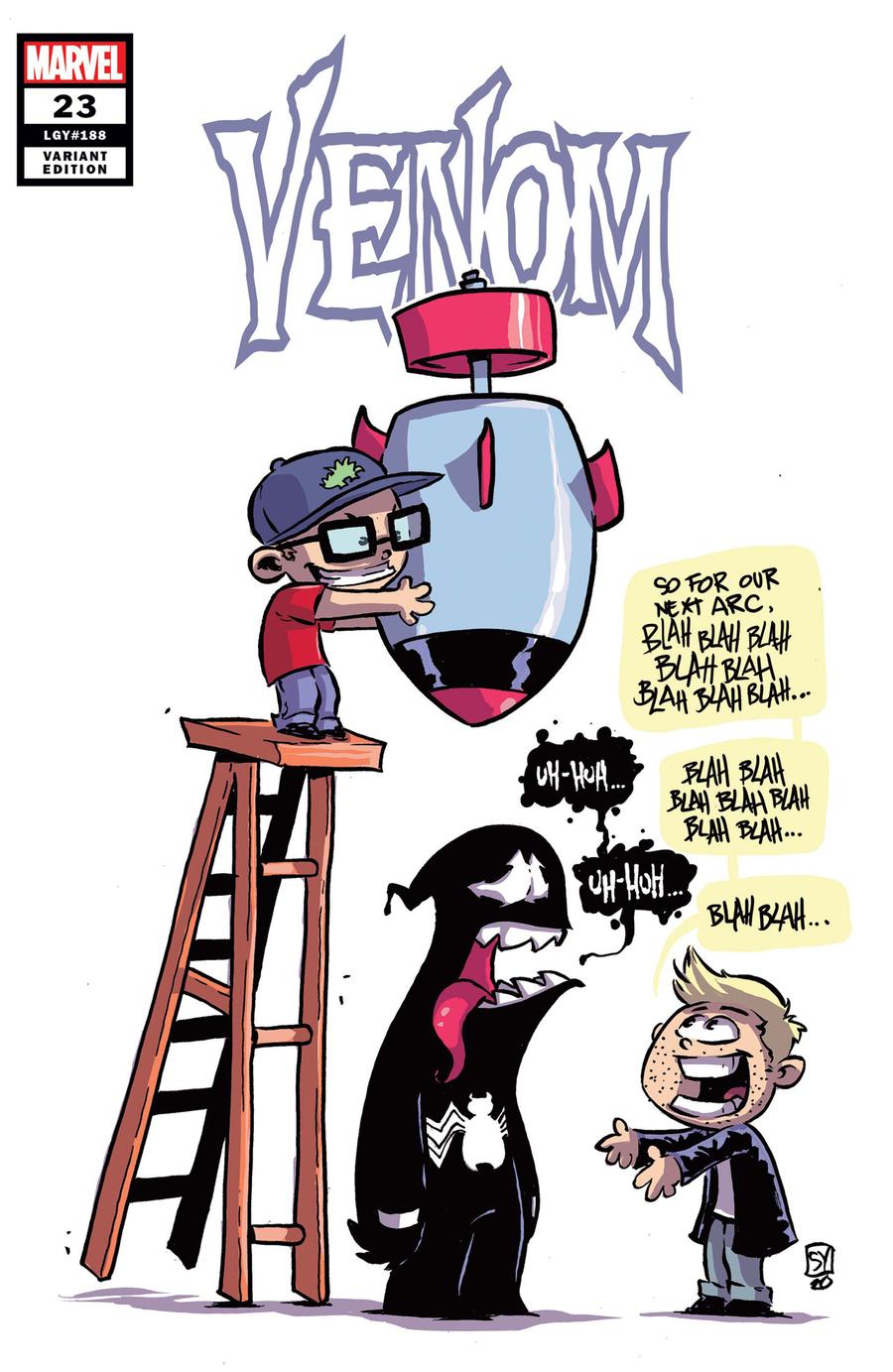 Venom Vol 4 #23 Cover C Variant Skottie Young Cover