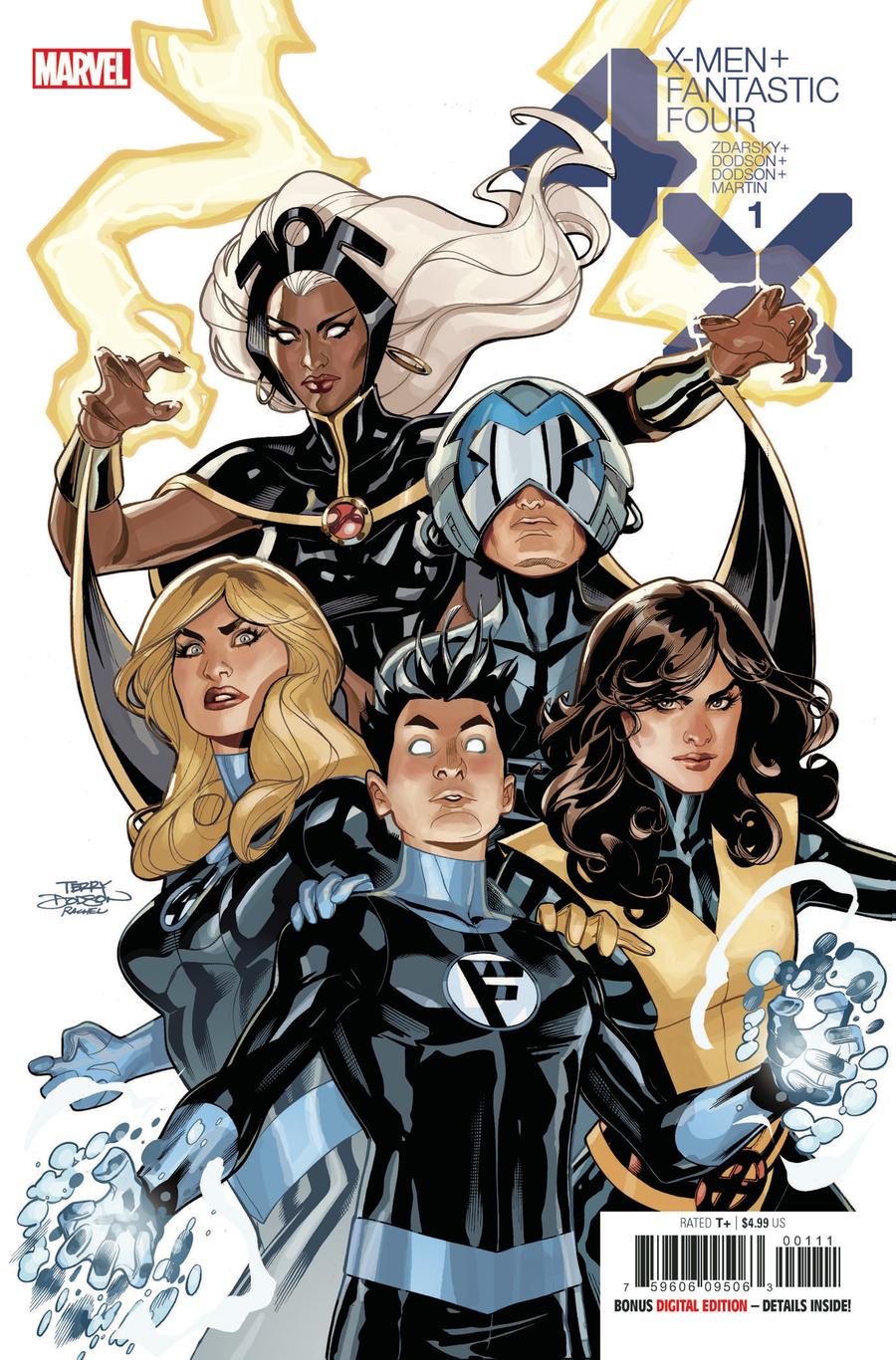 X-Men Fantastic Four Vol 2 #1 Cover A 1st Ptg Regular Terry Dodson Cover