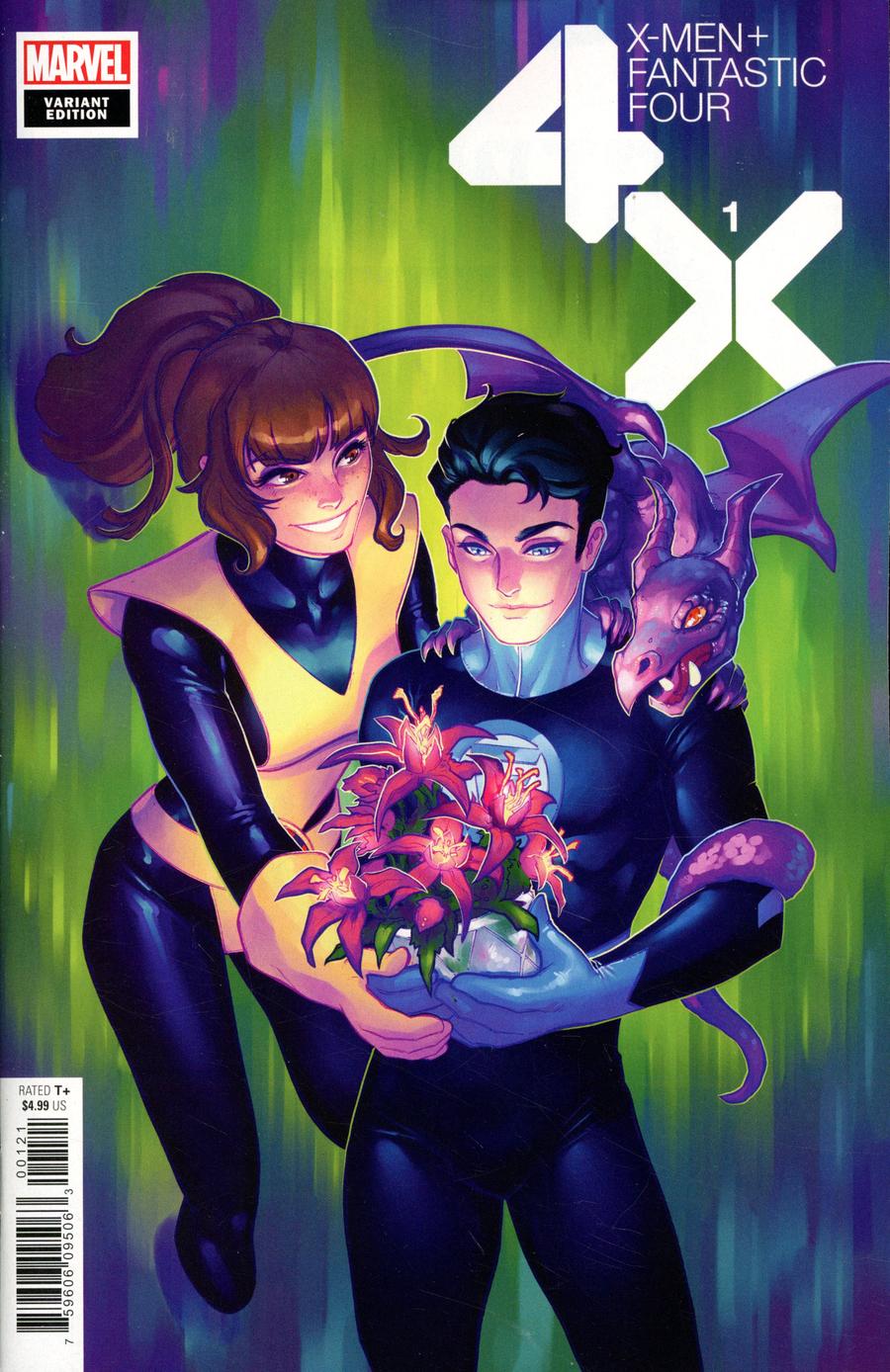 X-Men Fantastic Four Vol 2 #1 Cover B Variant Meghan Hetrick Flower Cover