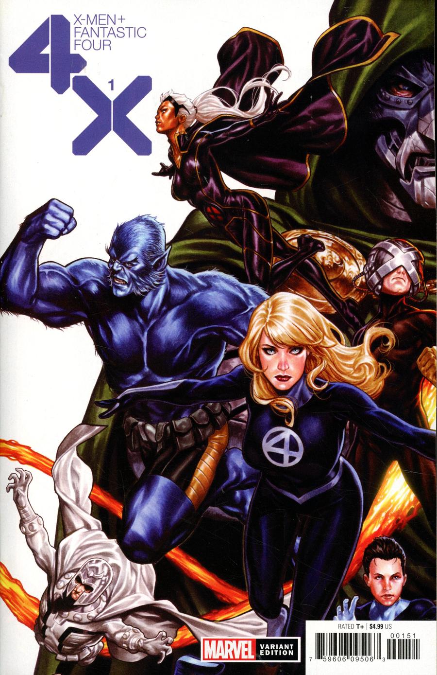 X-Men Fantastic Four Vol 2 #1 Cover C Variant Mark Brooks Cover