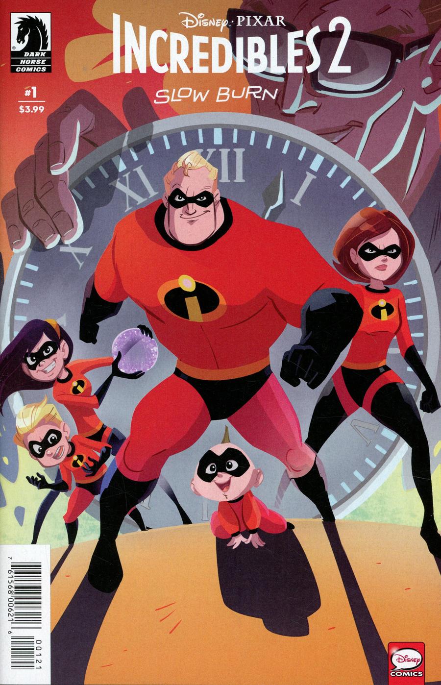 Disney Pixar Incredibles 2 Slow Burn #1 Cover B Variant Kawaii Creative Studios Cover