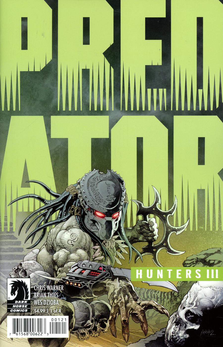 Predator Hunters III #1 Cover B Variant Andy Brase Glow-In-The-Dark Cover
