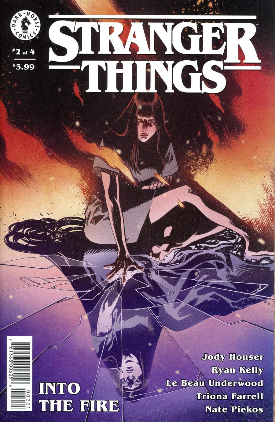 Stranger Things Into The Fire #2 Cover B Variant Claire Roe Cover