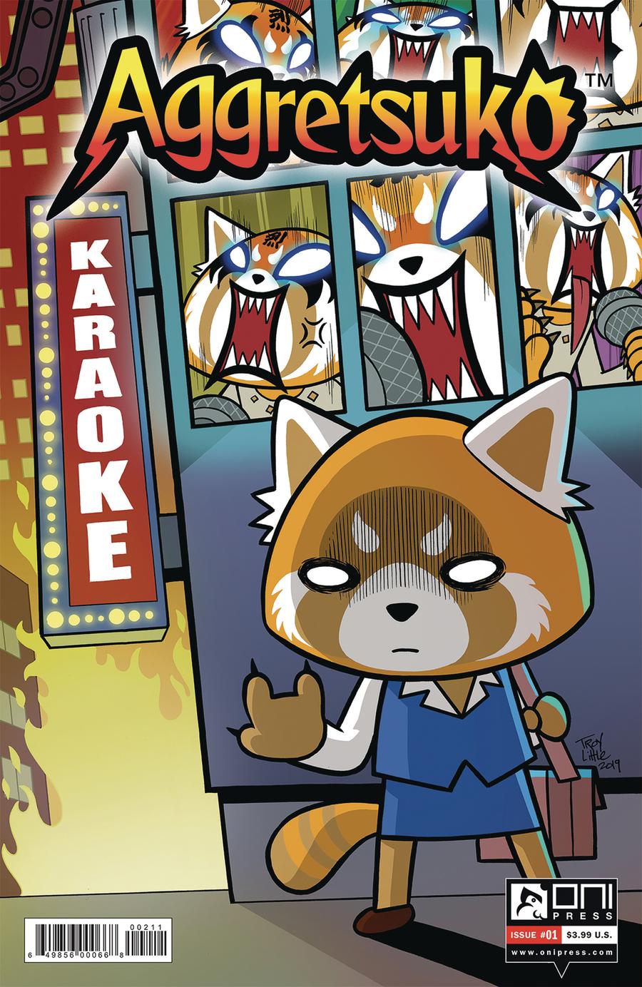 Aggretsuko #1 Cover B Variant Troy Little Cover