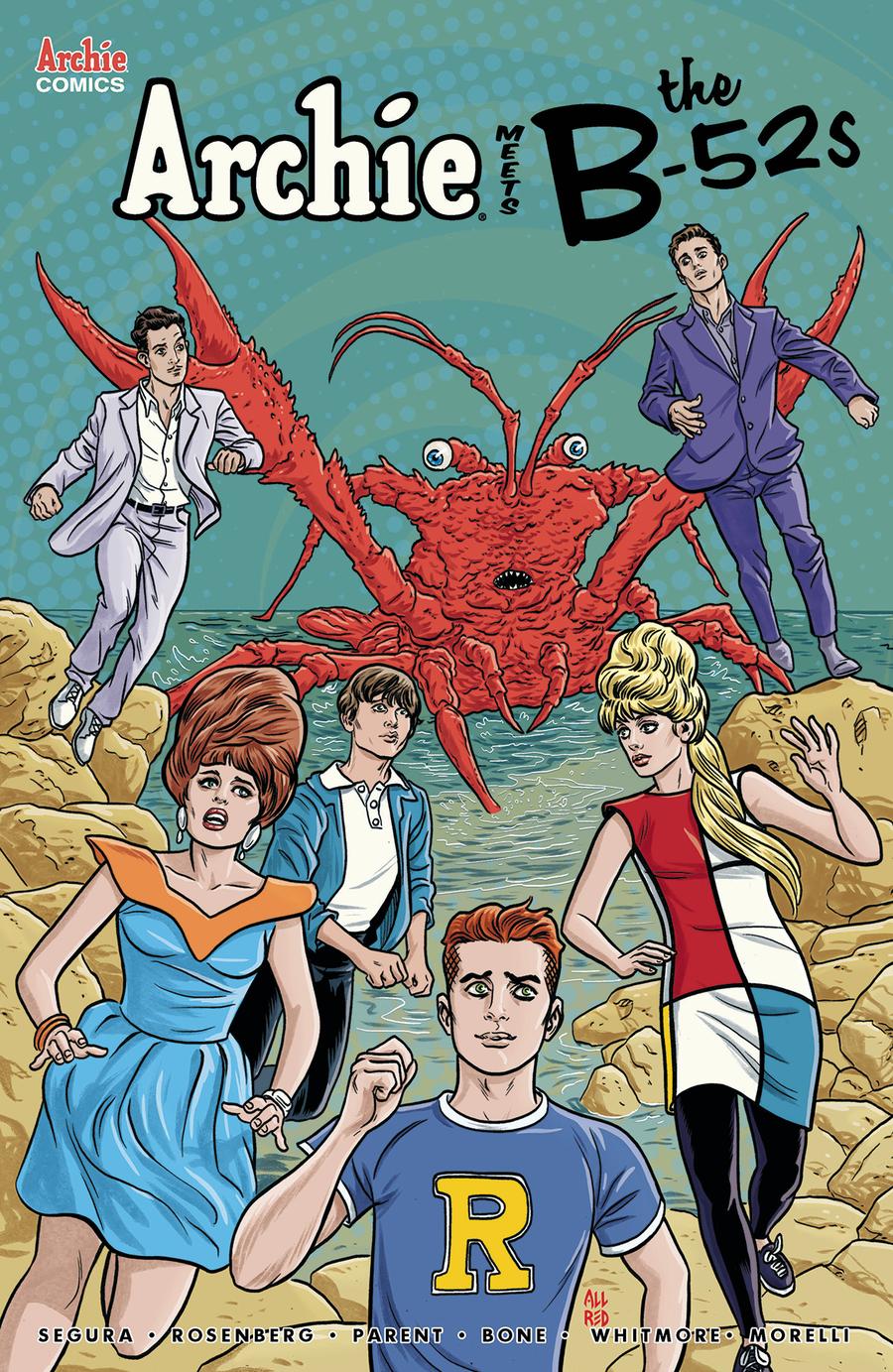 Archie Meets The B-52s #1 Cover B Variant Michael Allred & Laura Allred Cover