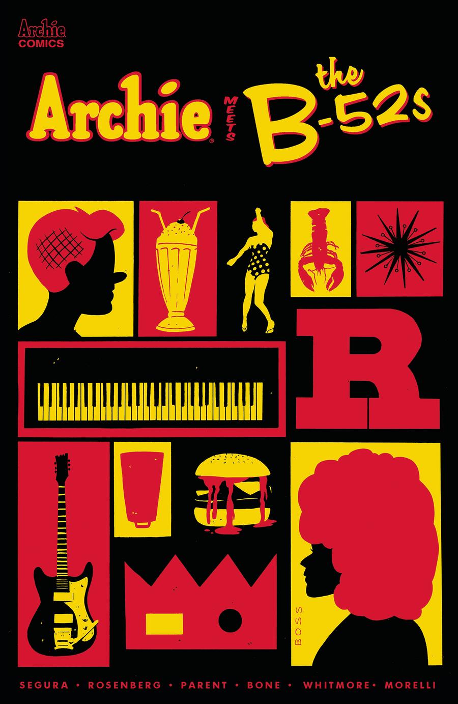 Archie Meets The B-52s #1 Cover C Variant Tyler Boss Cover