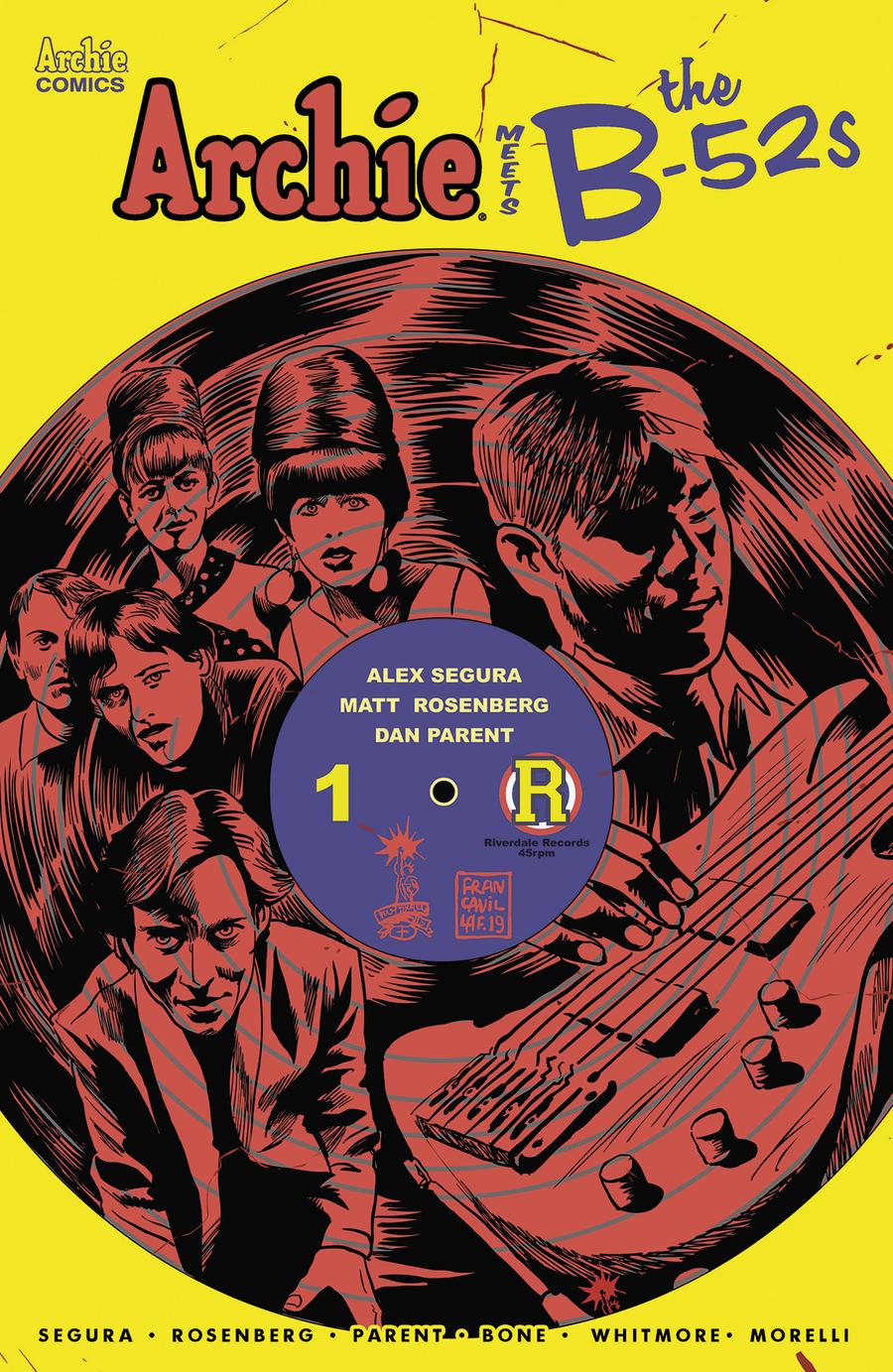 Archie Meets The B-52s #1 Cover E Variant Francesco Francavilla Cover