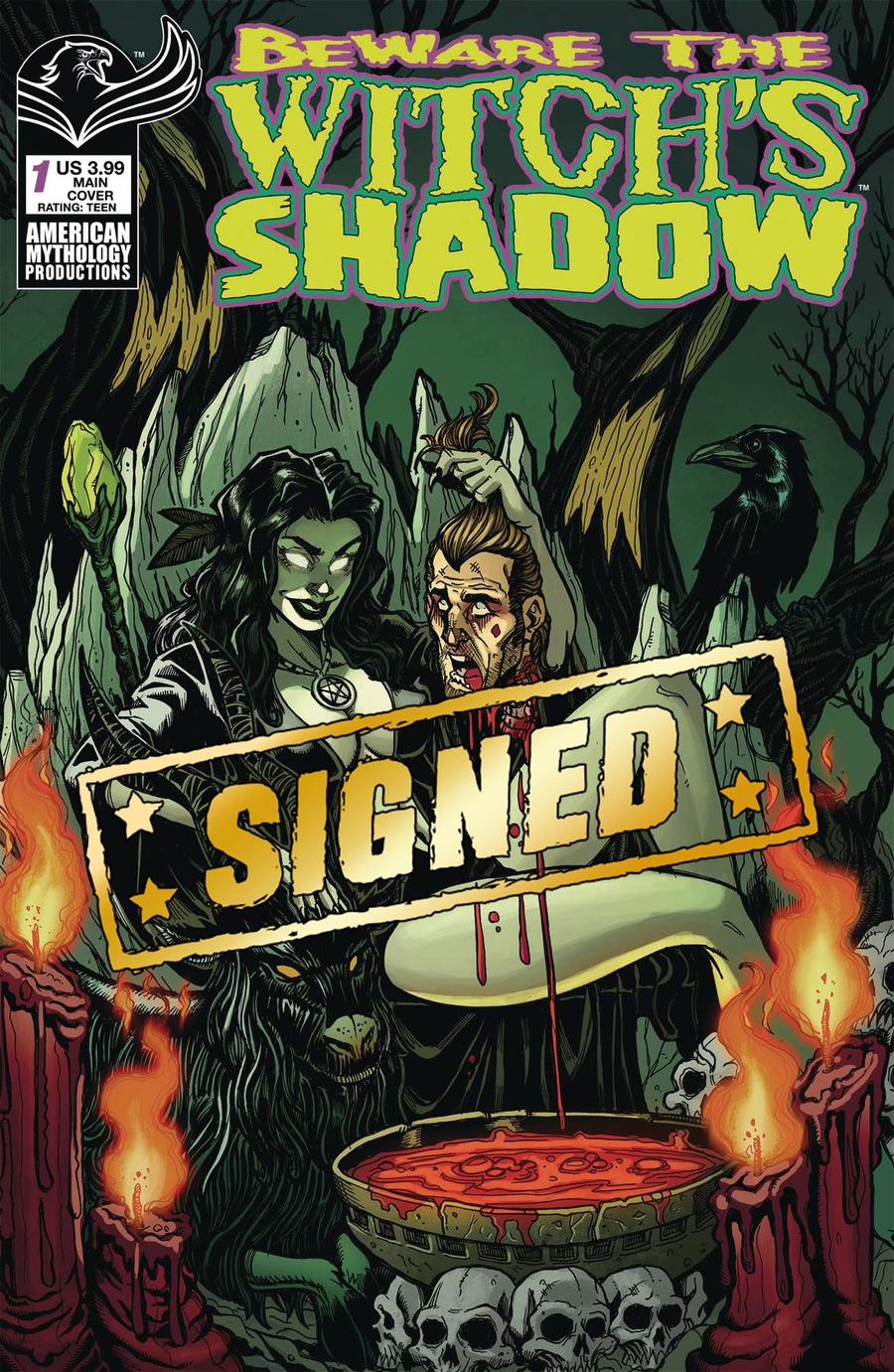 Beware The Witchs Shadow #1 Cover E Regular Puis Calzada Cover Signed By James Kuhoric