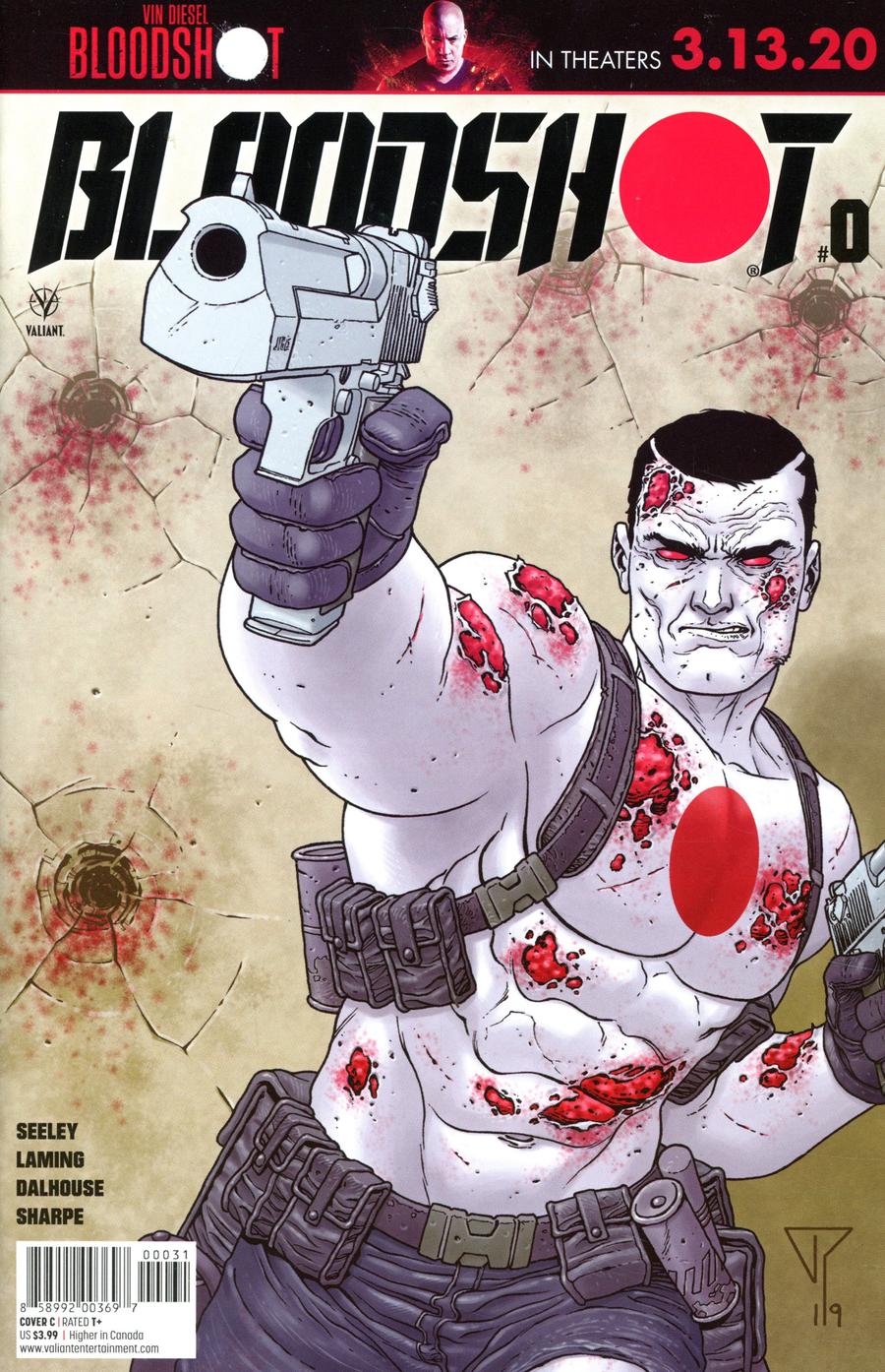 Bloodshot Vol 4 #0 Cover C Variant Francis Portela Cover