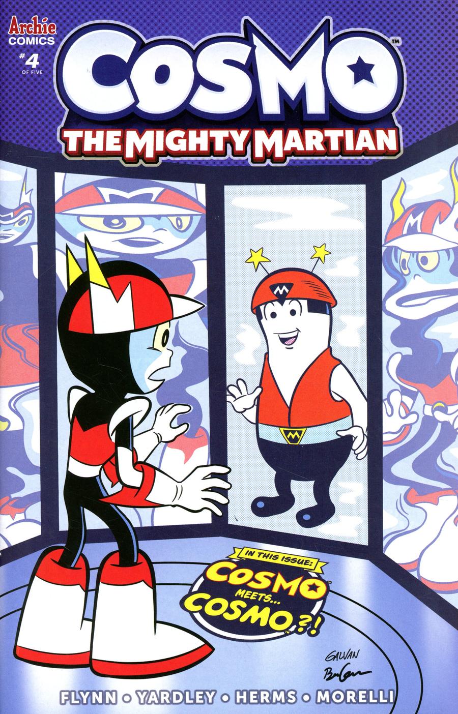 Cosmo The Mighty Martian #4 Cover B Variant Bill Galvan & Ben Galvan Cover