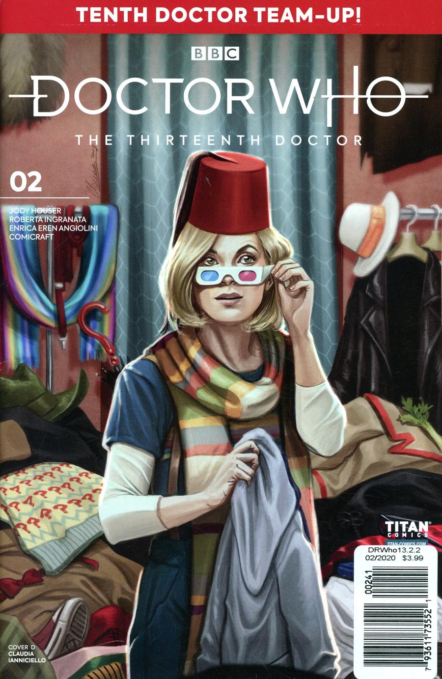 Doctor Who 13th Doctor Season 2 #2 Cover D Variant Claudia Ianniciello Cover