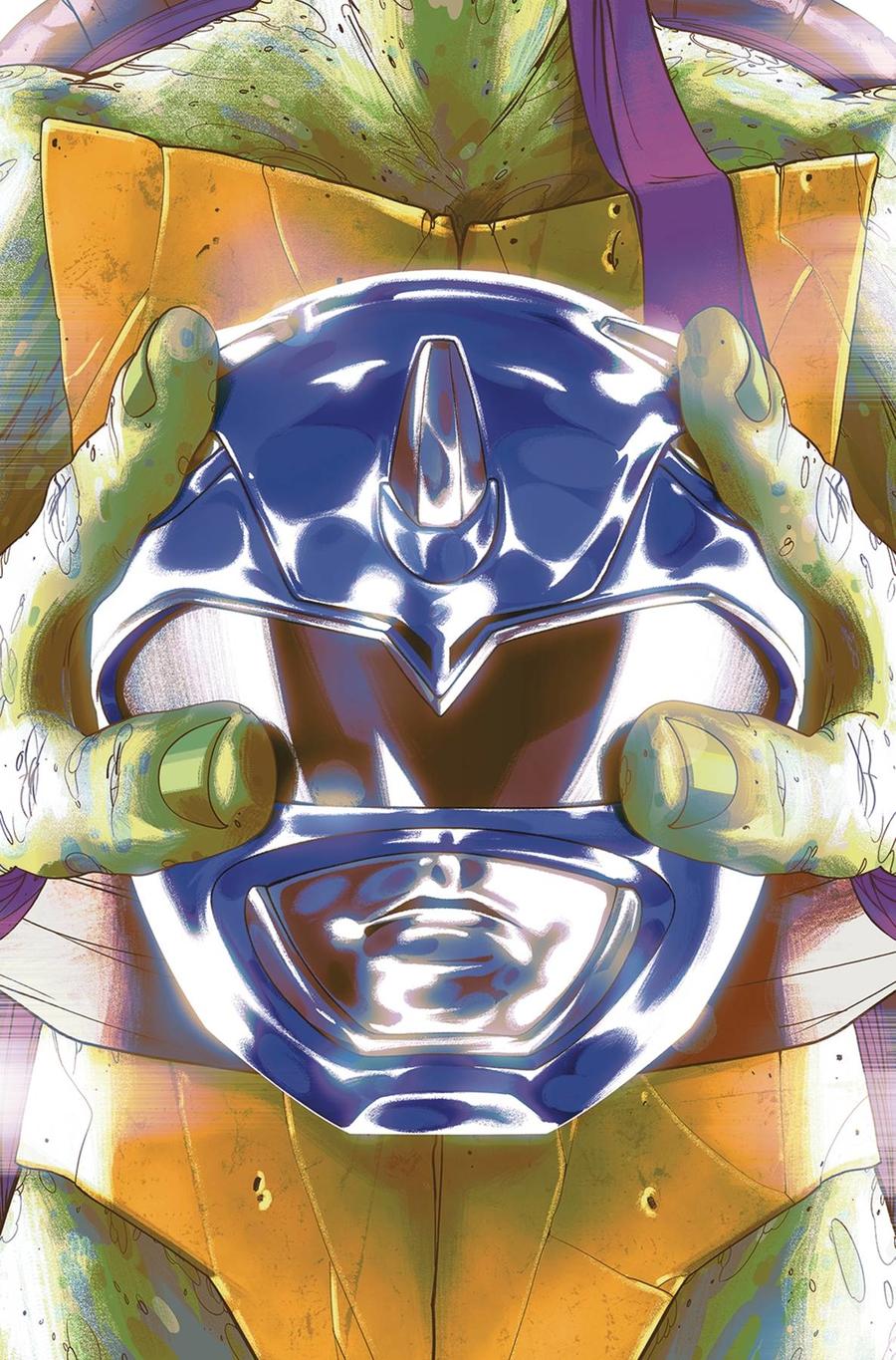Mighty Morphin Power Rangers Teenage Mutant Ninja Turtles #3 Cover E Variant Goni Montes Donatello Cover
