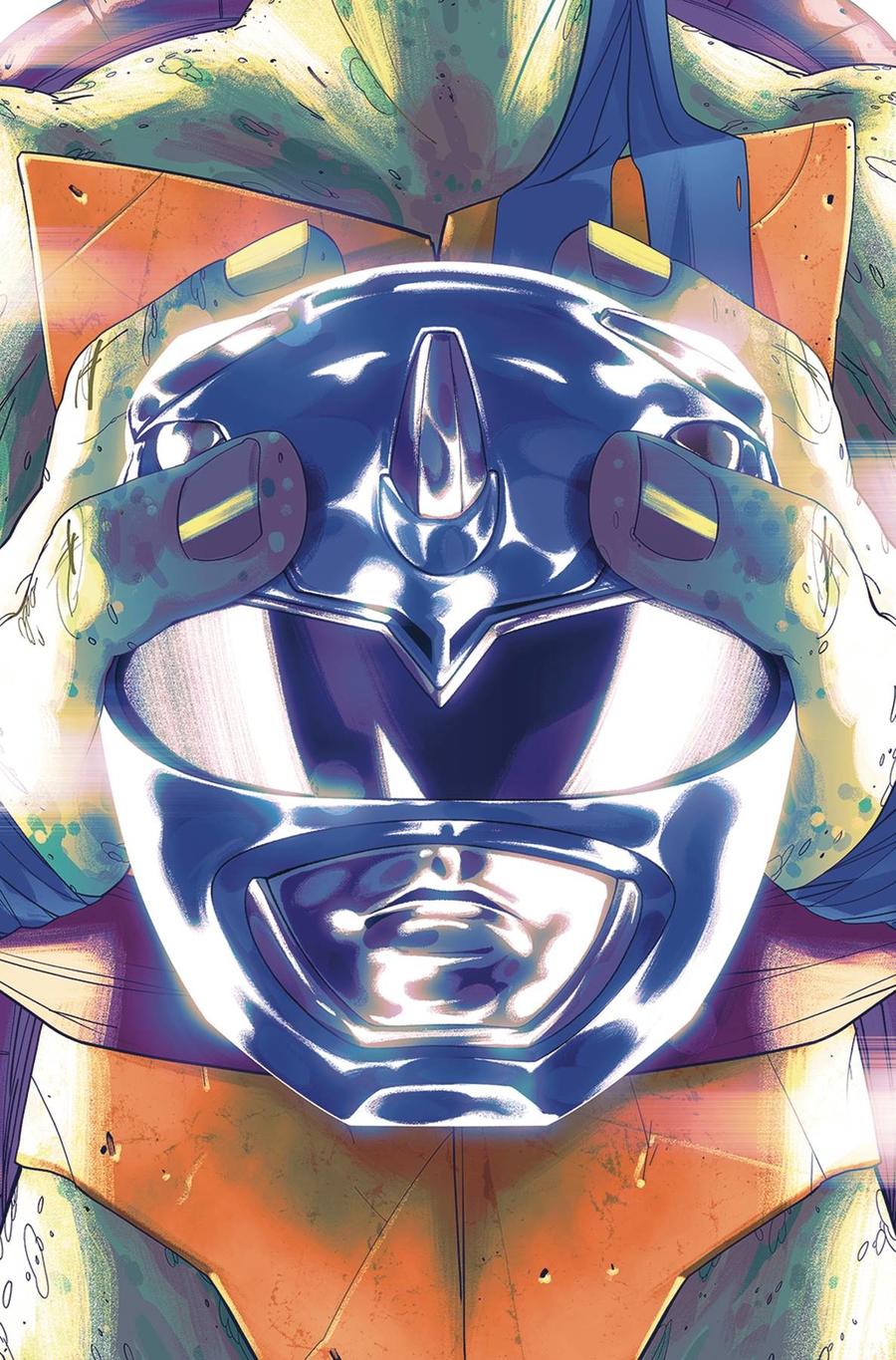 Mighty Morphin Power Rangers Teenage Mutant Ninja Turtles #3 Cover B Variant Goni Montes Leonardo Cover