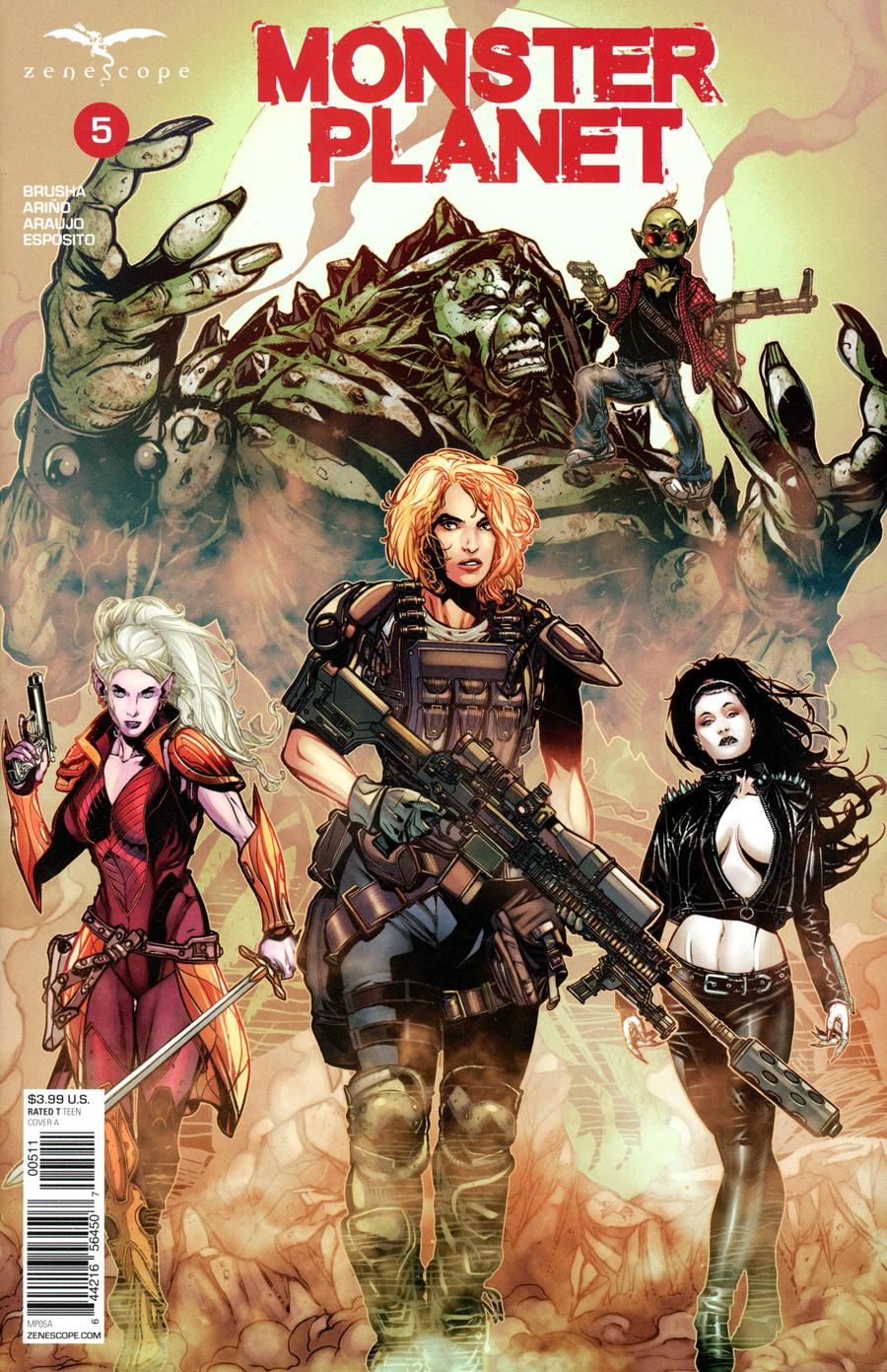 Monster Planet #5 Cover A Drew Edward Johnson