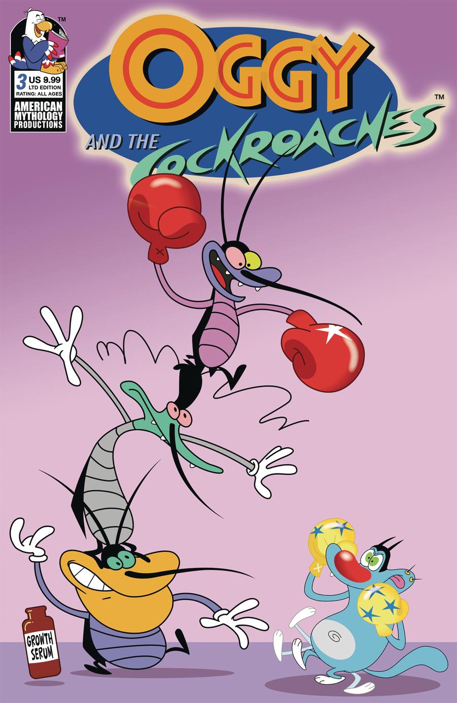 Oggy And The Cockroaches #3 Cover C Limited Edition Animation Cel Variant Cover