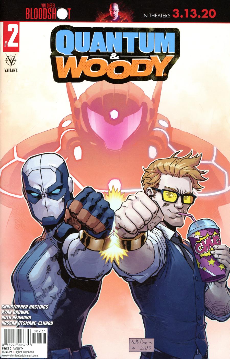 Quantum & Woody Vol 5 #2 Cover C Variant Reilly Brown Cover