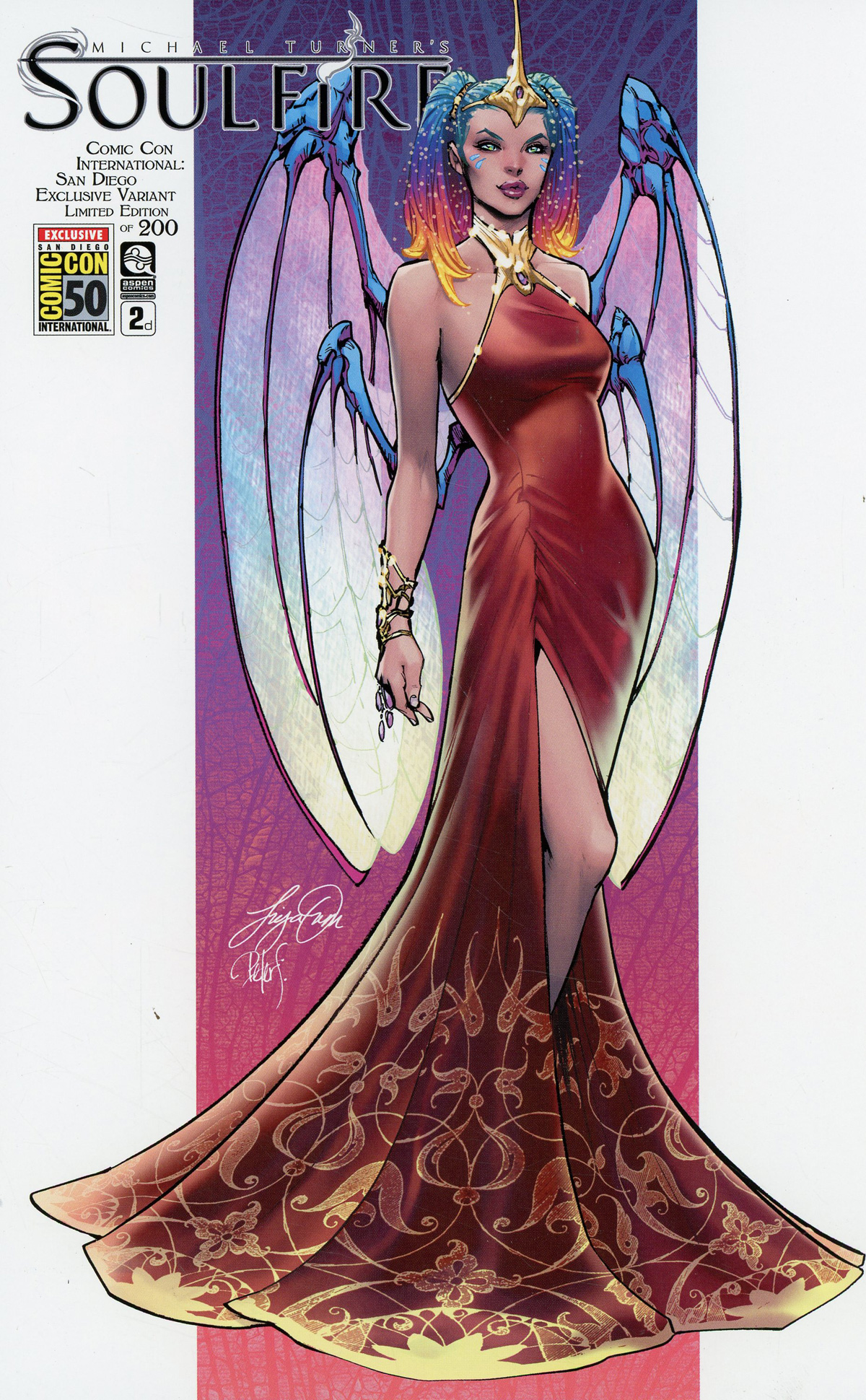 Soulfire Vol 6 #2 Cover D SDCC 2019 Exclusive Siya Oum & Peter Steigerwald Variant Cover