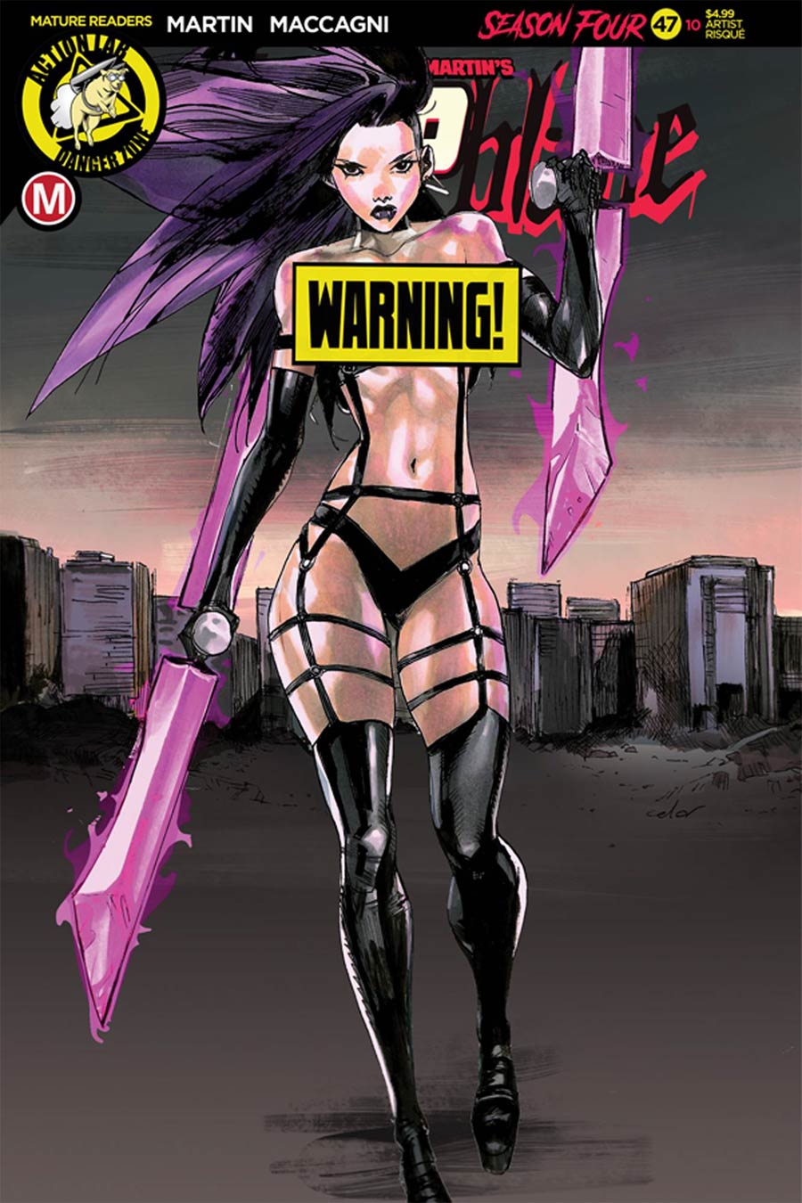 Vampblade Season 4 #10 Cover F Variant Celor Risque Cover