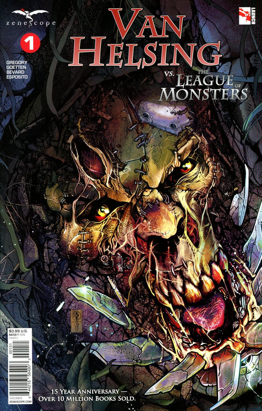 Grimm Fairy Tales Presents Van Helsing vs The League Of Monsters #1 Cover E Leonardo Colapietro