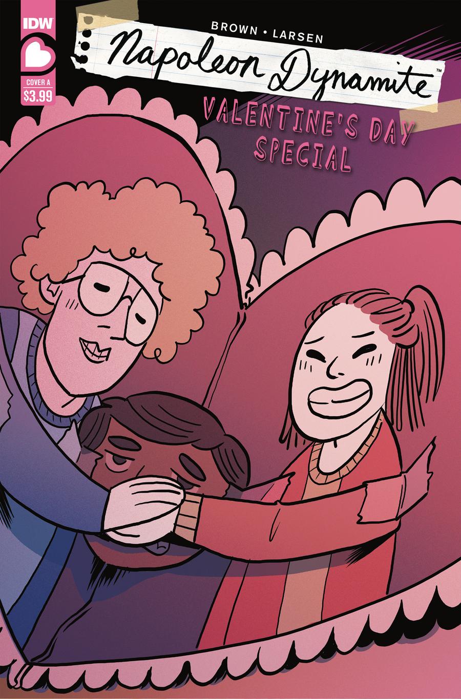 Napoleon Dynamite Valentines Day Special Cover A Regular Christine Larsen Cover
