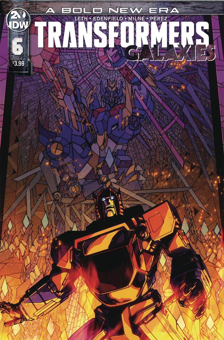 Transformers Galaxies #6 Cover A Regular Alex Milne Cover