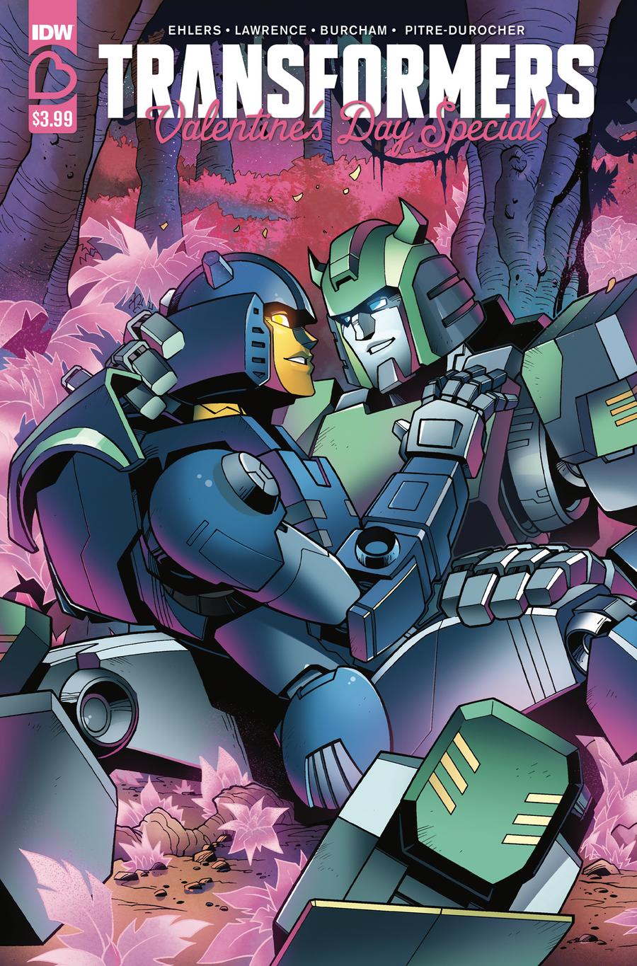 Transformers Valentines Day Special Cover A Regular Jack Lawrence Cover