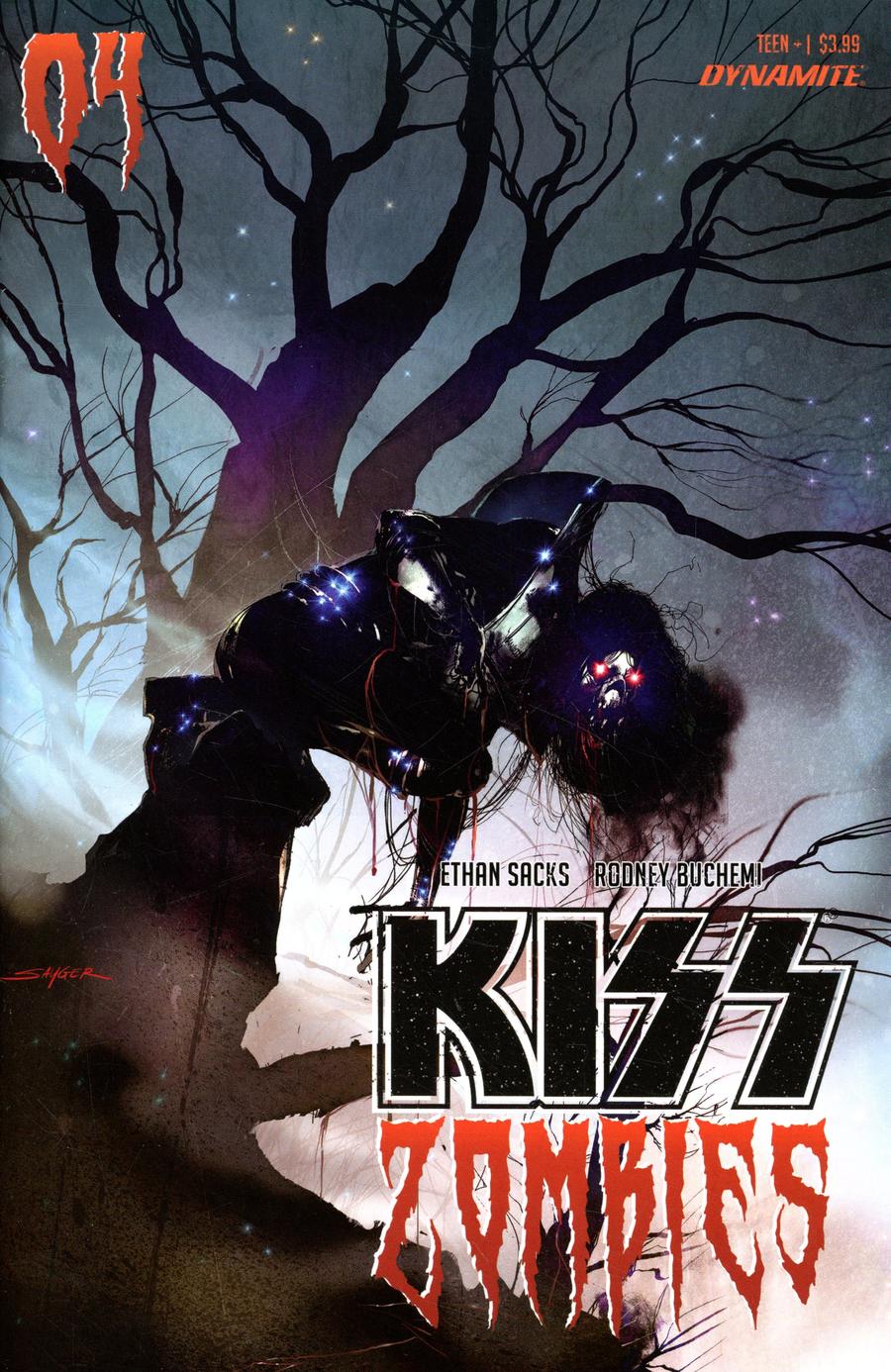 KISS Zombies #4 Cover B Variant Stuart Sayger Cover