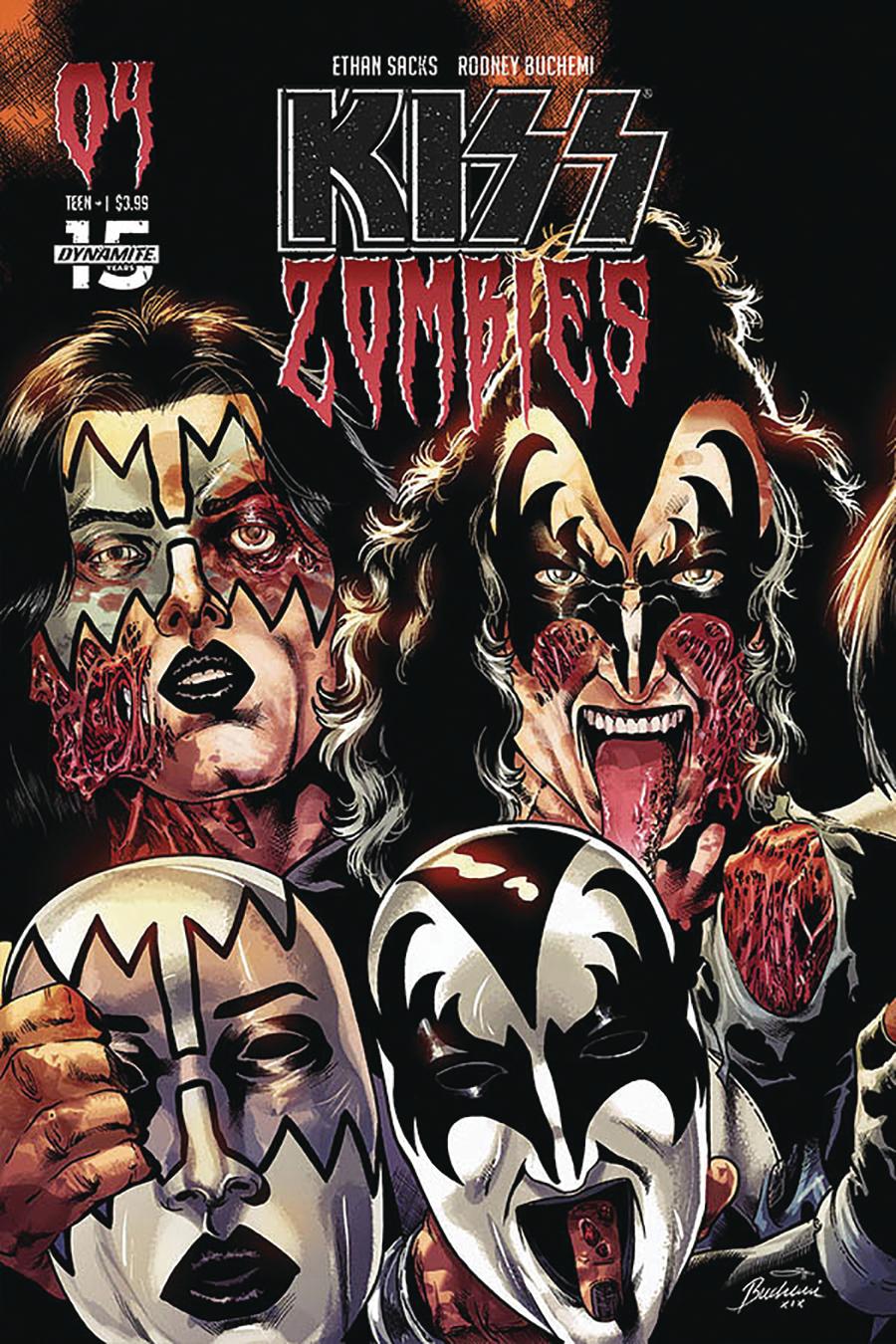 KISS Zombies #4 Cover C Variant Rodney Buchemi Cover