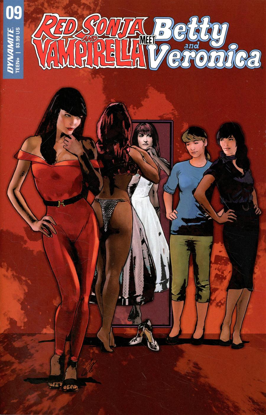 Red Sonja And Vampirella Meet Betty And Veronica #9 Cover E Variant Cat Staggs Cover