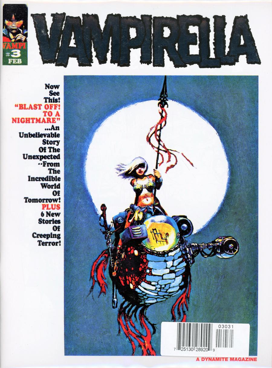 Vampirella Magazine #3 1969 Replica Edition Cover C Limited Platinum Foil Cover