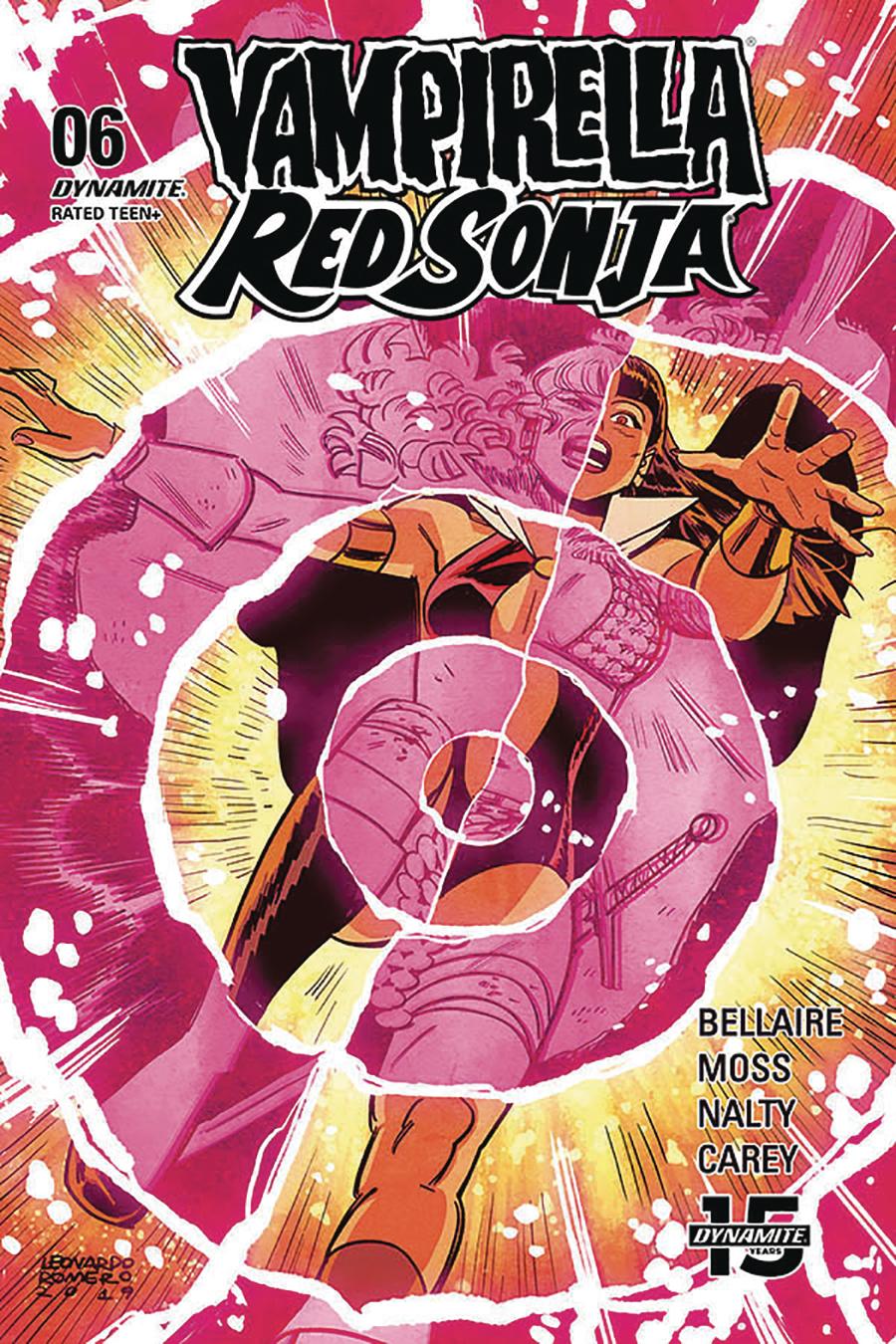Vampirella Red Sonja #6 Cover C Variant Leonardo Romero Cover