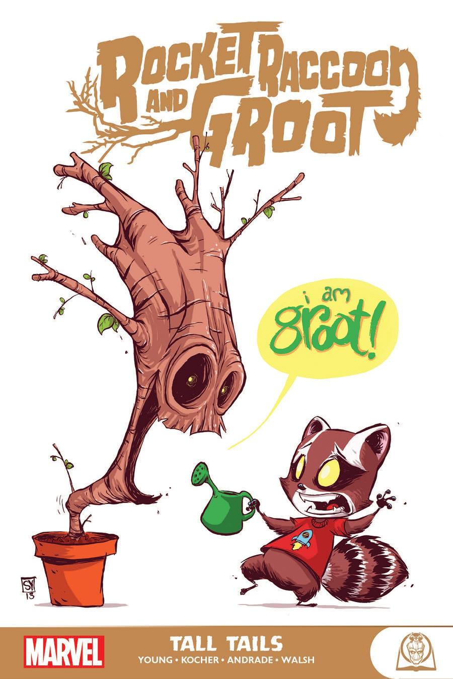 Rocket Raccoon And Groot Tall Tails GN