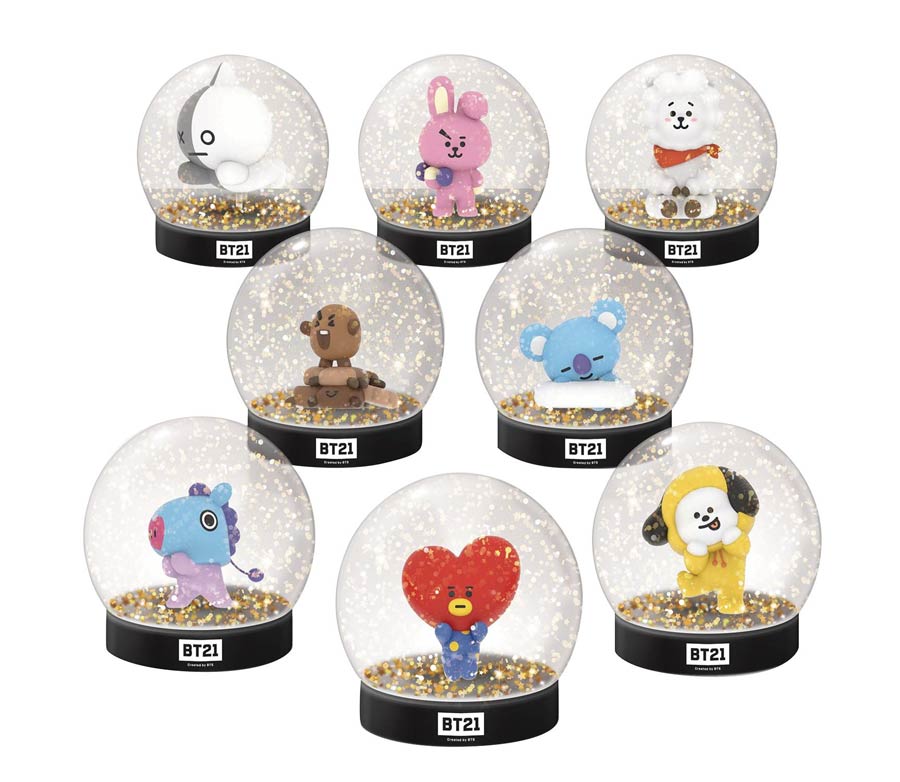 BT21 Snow Globe Blind Mystery Box 12-Piece Display