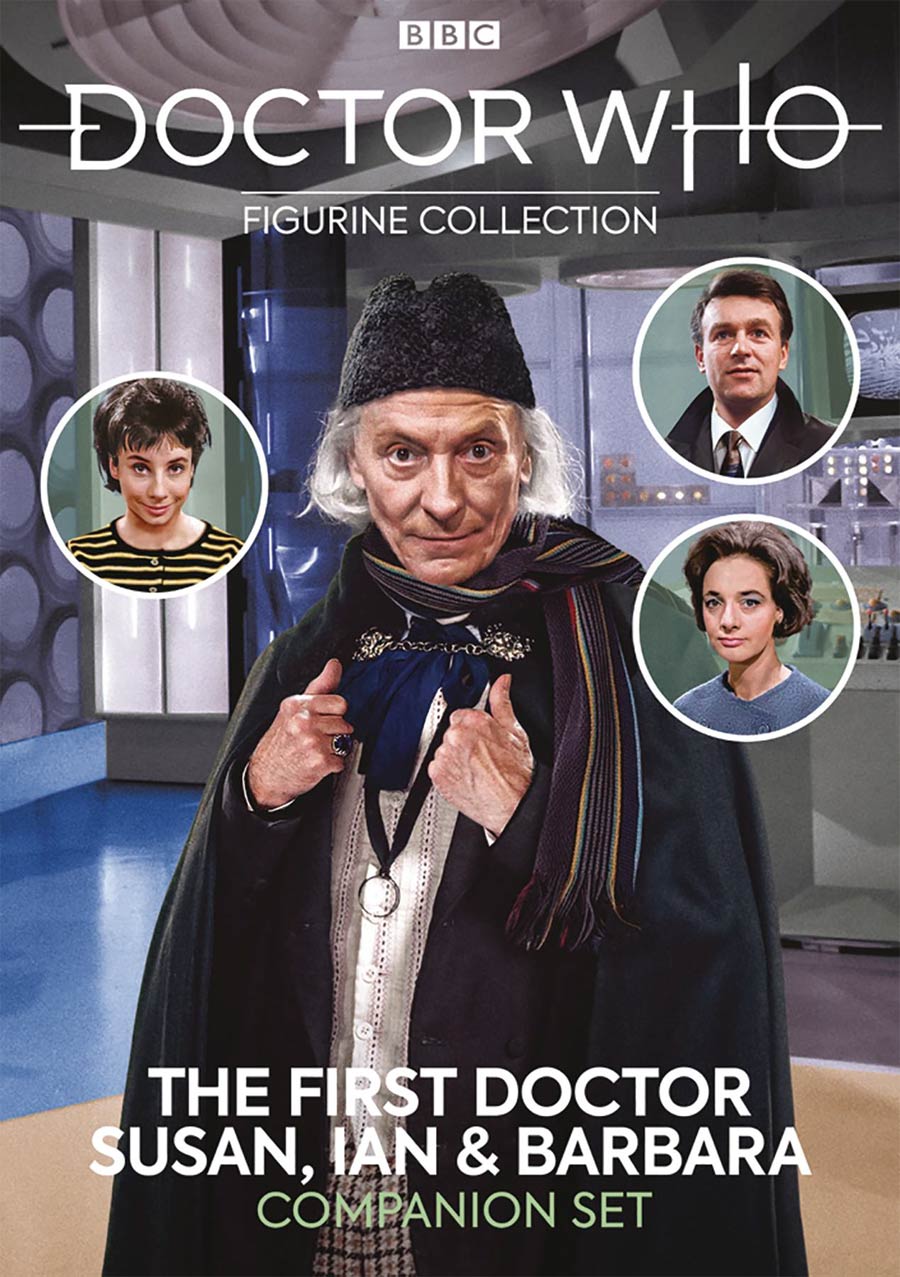 Doctor Who Figurine Collection Companion Set #8 First Doctor Susan Foreman Ian Chesterton Barbara Wright