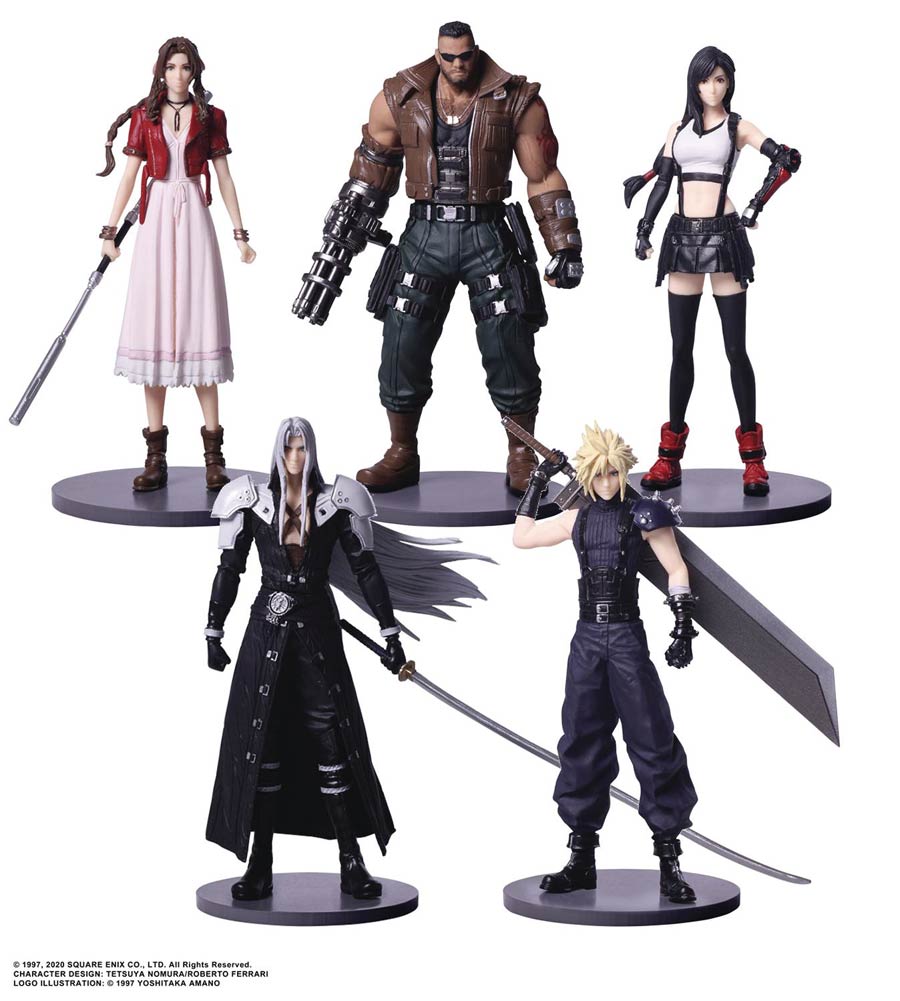 Final Fantasy VII Remake Trading Arts (Blind Box Set Of 5