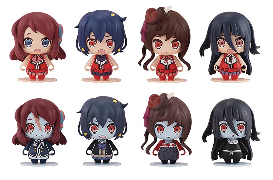 Zombie Land Saga Pocket Maquette Mini Figure Blind Mystery Box 8-Piece Display