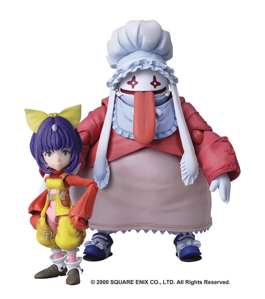 Final Fantasy IX Bring Arts Action Figure Set - Eiko Carol & Quina Quen