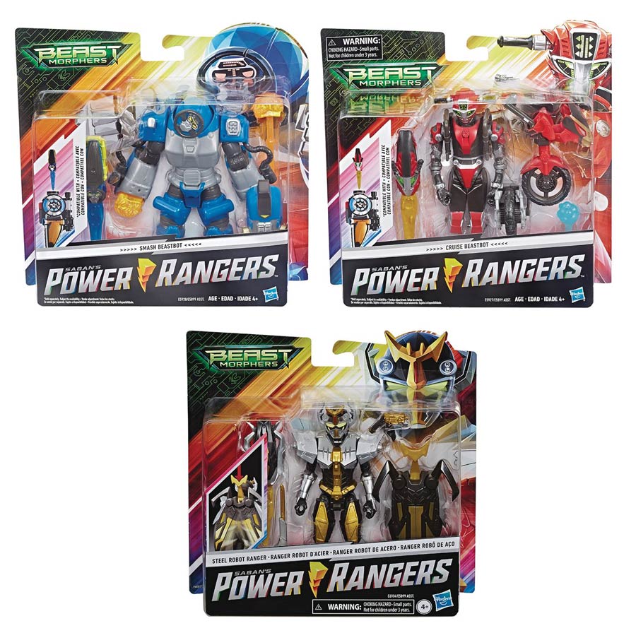 Power Rangers Beast Morphers Deluxe Action Figure Set Assortment Case 201902