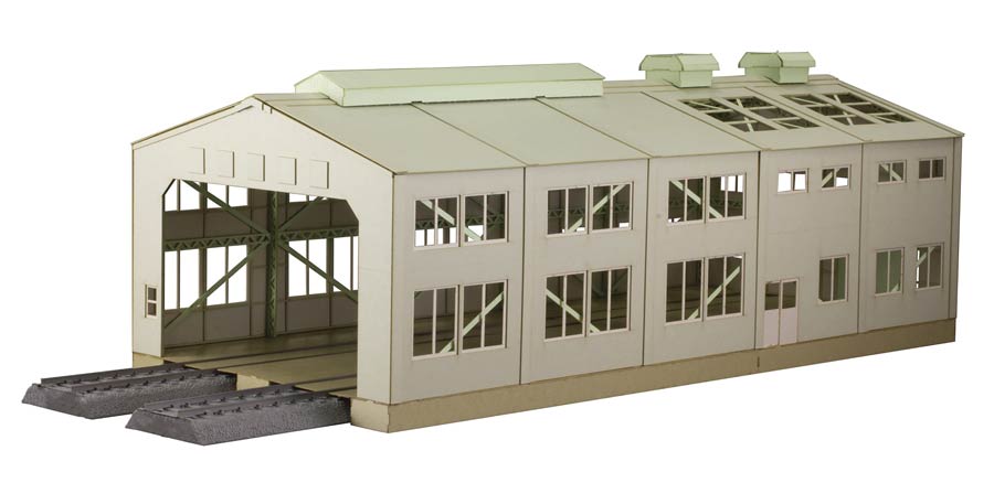 Train Depot Papercraft 1/80 Scale Paper Model Kit