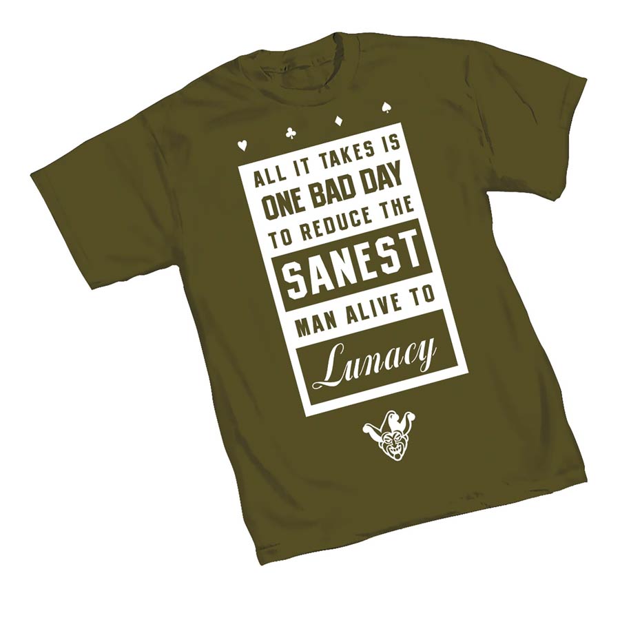 Joker Lunacy T-Shirt Large