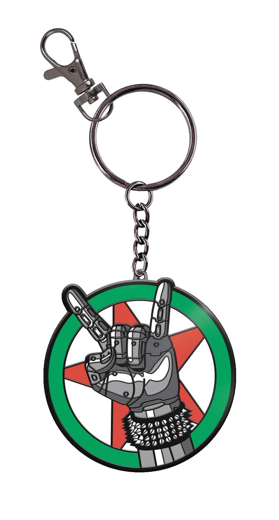 Cyberpunk 2077 Keychain - Silverhand Logo