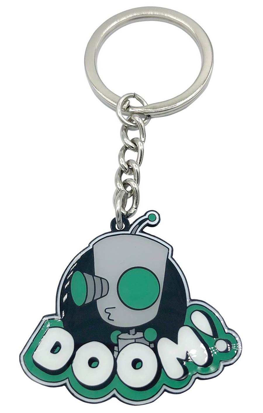 Invader Zim Doom Enamel Keychain