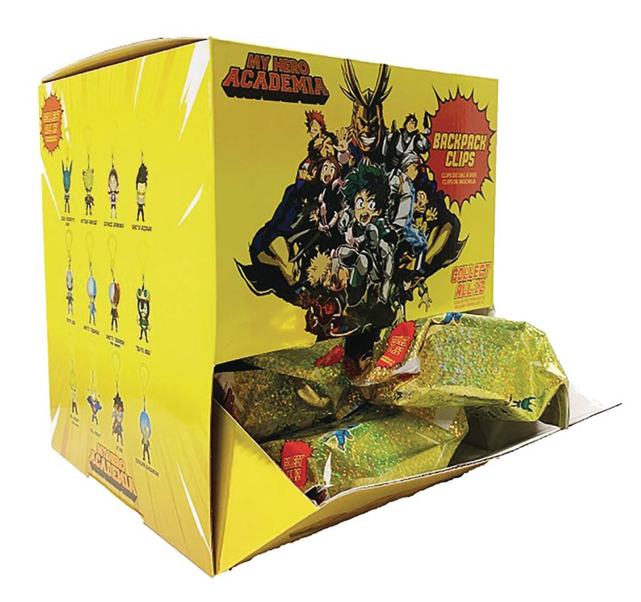 My Hero Academia Backpack Hanger Blind Mystery Box 24-Piece Display